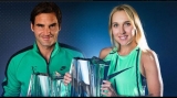 Roger Federer şi Elena Vesnina, Indian Wells 2017