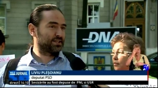 Liviu Pleșoianu. Captura foto Telejurnal, 05.07.2017