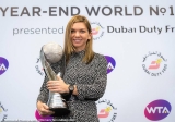 Simona Halep a primit trofeul de numărul 1 mondial, 2017 