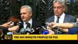 Trei noi miniștri propuși de PSD 