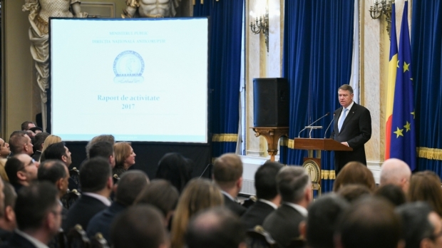 Președintele Klaus Iohannis, la bilanțul DNA pe 2018