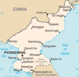 Coreea de Nord, harta