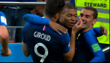 Franța deschide scorul in min 34