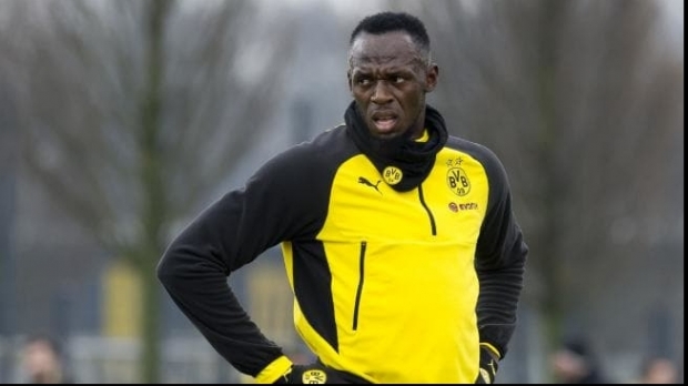 Usain Bolt s-a antrenat şi cu Borussia Dortmund