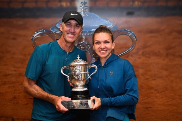 Darren Cahill și Simona Halep, Roland Garros 2018
