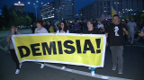 Protestatarii cer demisia ministrului Teodor Meleșcanu 