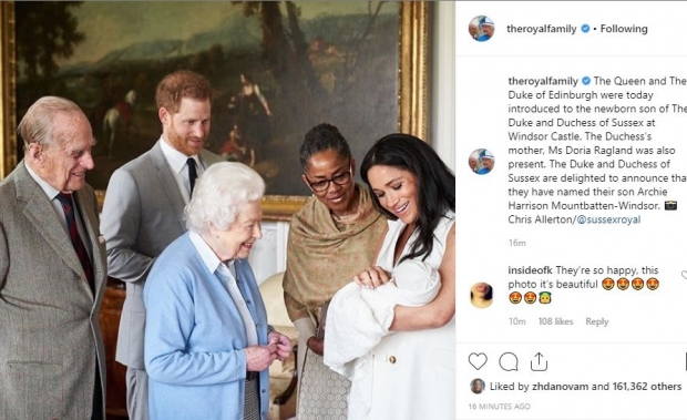 Anunțul postat pe Instagram de Casa Regală