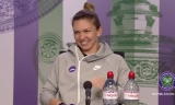 Simona Halep, conferinta de presa dupa trofeul de la Wimbledon 
