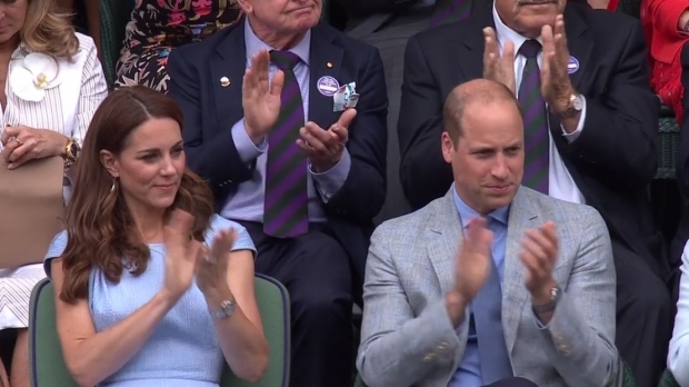 Ducesa și ducele de Cambridge, la finala băieților de la Wimbledon