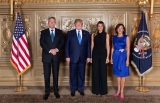 Klaus Iohannis, Donald Trump, Melania Trump și Carmen Iohannis 