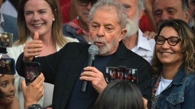 Lula a fost eliberat din închisoare