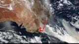 Devastatoarele incendii din Australia, văzute din spaţiu