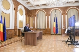 Președintele Klaus Iohannis, videoconferință cu membrii Consiliului European