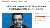 Petiția online care îi solicită demisia șefului OMS a atins ținta de un million de semnături