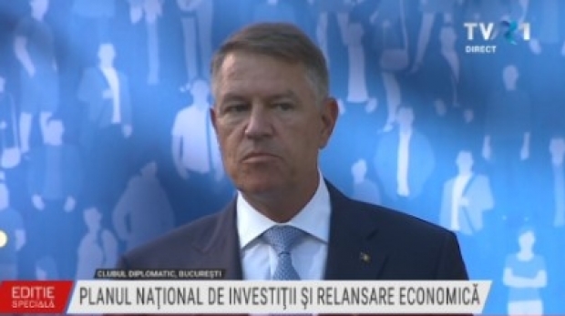 Klaus Iohannis, despre Planul Național de Investiții și Relansare Economică
