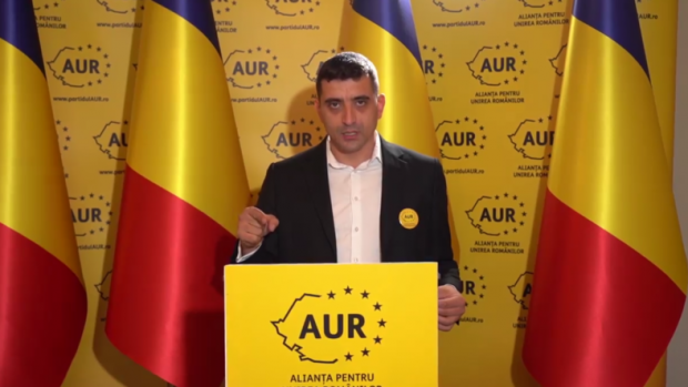 Fondatorul partidului Alianţa pentru Unirea Românilor (AUR), George Simion
