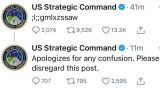 Mesaj pe contul de Twitter al Comandamentului american pentru arme nucleare
