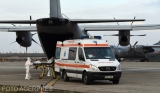 Transport pacient cu o aeronavă militară