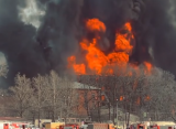 Incendiu de proporții în Rusia