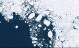 Topirea ghețarilor, văzută din satelit