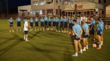 Naționala de fotbal a României, la un antrenament