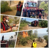 Misiunile pompierilor români continuă în insula Evia