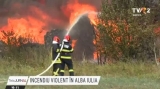 Incendiu violent în Alba Iulia