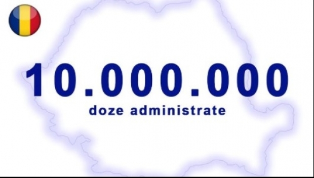 10 milioane de doze de vaccin administrate