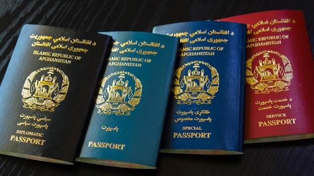Afganistan, pasaport