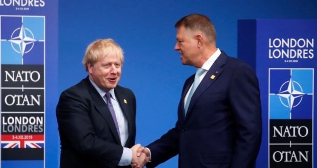 Boris Johnson și Klaus Iohannis 