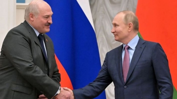 Aleksandr Lukașenko și Vladimir Putin