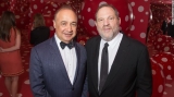 Len Blavatnik și Harvey Weinstein la o cină privată la Moscova pe 11 iunie 2015.