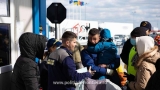 Refugiați ucraineni la frontiera 