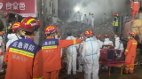 Clădire prăbușită în China