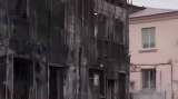 Clădire distrusă de război în Izium 