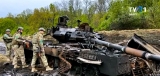 Tanc rusesc distrus de armata Ucrainei