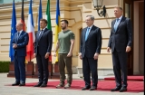 Lideri europeni la Kiev