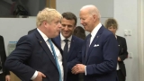 Summit G7 - Boris Johnson, Emmanuel Macron și Joe Biden
