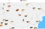 Harta României în Taste Atlas 