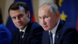 Emmanuel Macron și Vladimir Putin