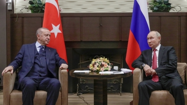Recep Tayyip Erdogan și Vladimir Putin