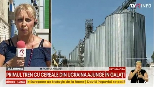 Primul tren cu cereale din Ucraina va sosi în portul Docuri 