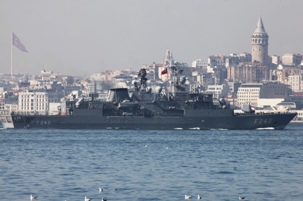 Fregată aparținând Forțelor Navale ale Turciei