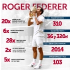 Cariera lui Roger Federer, statistică