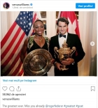 Venus Williams, mesaj pentru Roger Federer