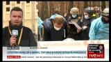 Corespondentul TVR Alexandru Costache, relatând despre Izium 
