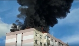 Incendiu la un bloc cu 10 etaje, în Timișoara 