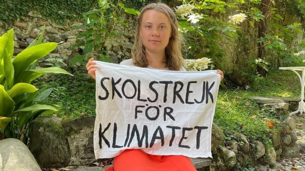 Greta Thunberg, protest / Facebook