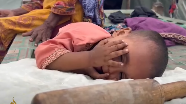 Copil bolnav în Pakistan