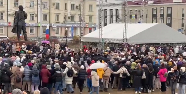 Protest în Iacutia, regiunea din nordul Siberiei 